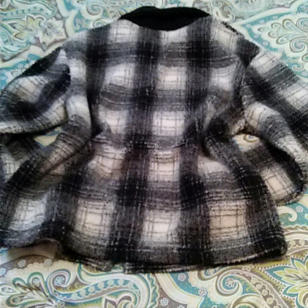 Crossroads Plaid Zip-Up Jacket - image 2